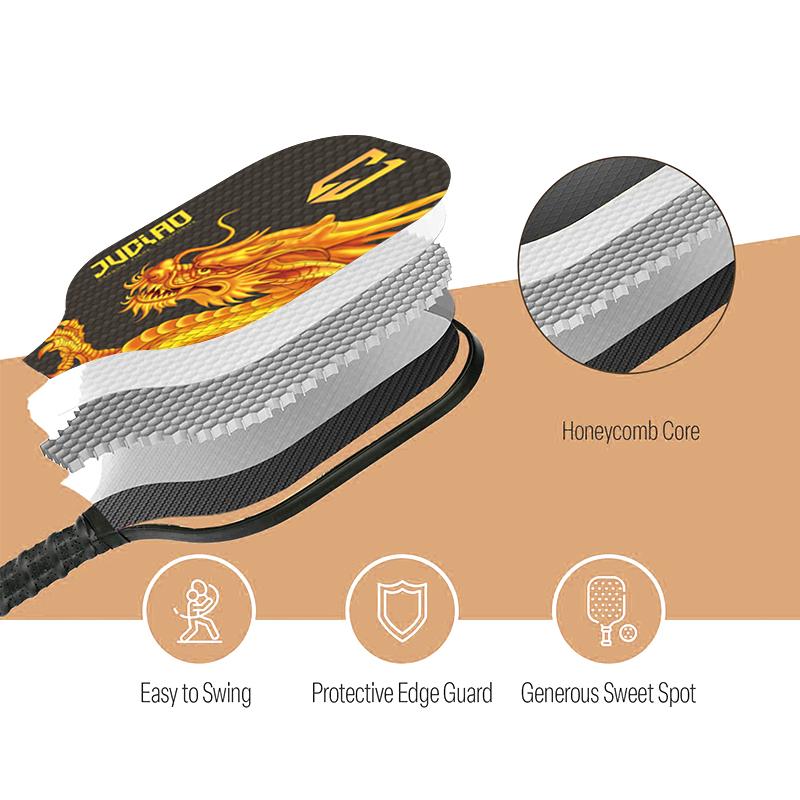 Pickleball paddle carbon fiber