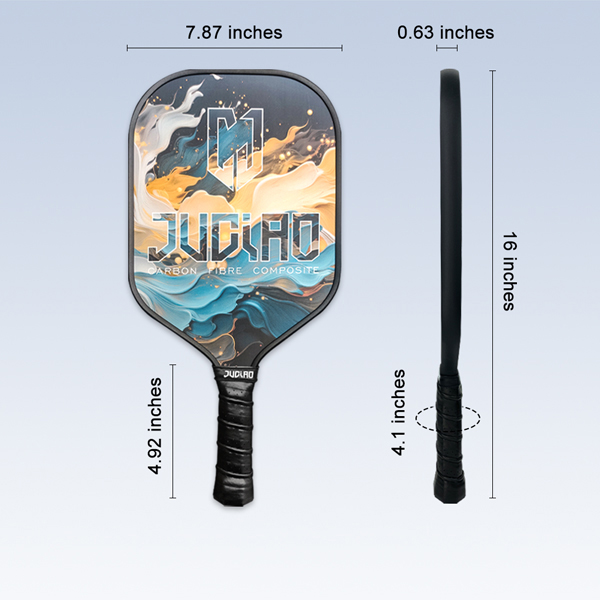 Thermoformed pickleball paddle